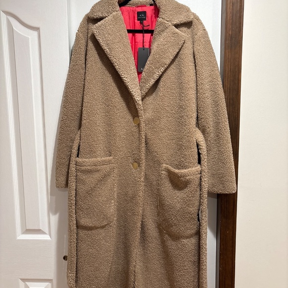 Armani Exchange Teddy coat - Picture 2 of 6